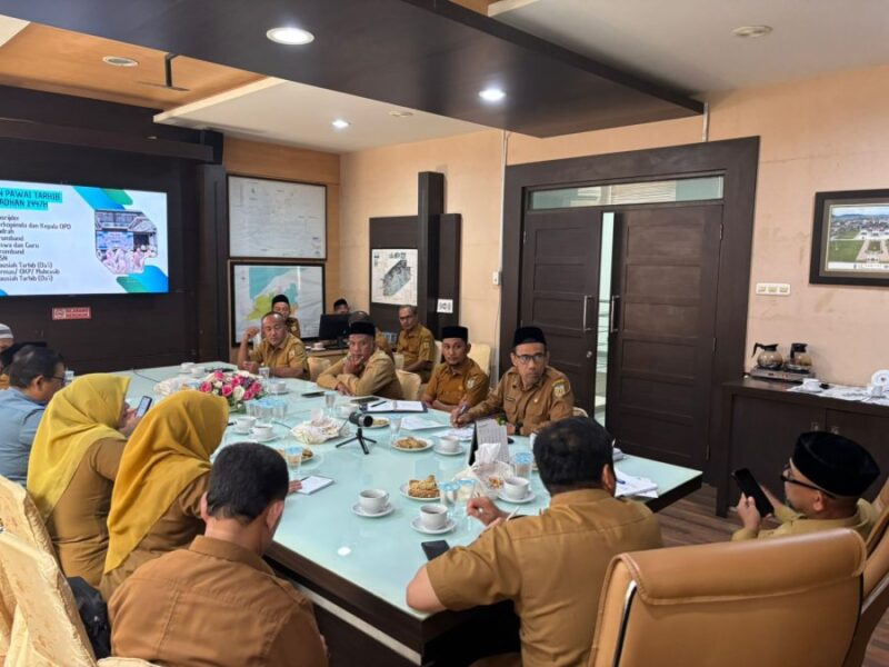 Pemerintah Kota Banda Aceh mengadakan rapat koordinasi untuk membahas kegiatan Tarhib Ramadhan 1447 H di Lapangan Blang Padang, Selasa (10/2/2026). Foto: Dok. Diskominfo Kota Banda Aceh