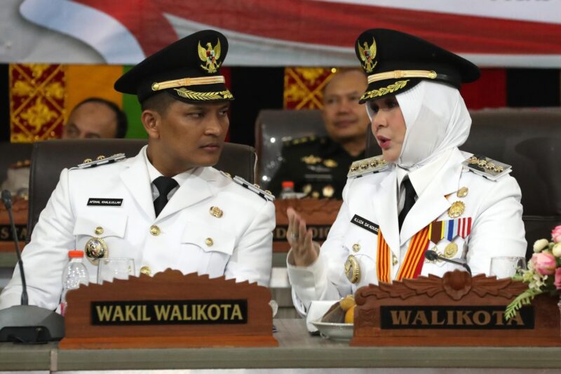 Wali Kota dan Wakil Wali Kota Banda Aceh saat wawancara live program Zona Inspirasi di Studio KompasTV, Jakarta Pusat, Kamis (12/2/2026). Foto: Dok. Prokopim Kota Banda Aceh