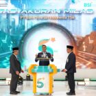 Direktur Utama PT Bank Syariah Indonesia (Persero) Tbk Anggoro Eko Cahyo saat menghadiri Tasyakuran Milad ke-5 BSI di BSI Tower, Jakarta, Senin (02/02/2026). Foto: Dok. Istimewa