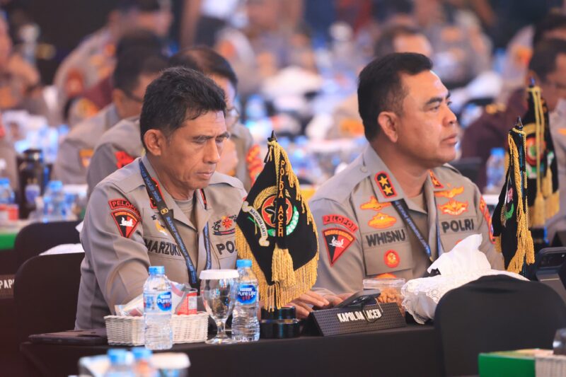 Kapolda Aceh Irjen Pol. Drs. Marzuki Ali Basyah, M.M., saat mengikuti pembukaan Rapim Polri 2026 di Jakarta, Selasa (10/2/2026). Foto: Dok. Istimewa 