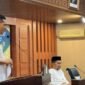 Sekda Aceh, M. Nasir, S.IP, MPA, saat memberikan sambutan pada kegiatan Pelepasan Tim Safari Ramadhan Pemerintah Aceh Tahun 1447 H, di Gedung Serbaguna Setda Aceh, Banda Aceh, Jum'at (27/2/2026). Foto: Dok. Biro Adpim Setda Aceh