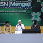 Wali Kota Banda Aceh Illiza Sa’aduddin Djamal bersama Wakil Wali Kota Afdhal Khalilullah menghadiri peluncuran aplikasi ASN Mengaji di Aula Mawardy Nurdin Balai Kota Banda Aceh, Selasa (10/3/2026). Foto: Dok. Prokopim Kota Banda Aceh