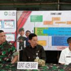 Kasdam Kodam Iskandar Muda Dwi Sasongko bersama Bupati Tarmizi menghadiri penutupan TNI Manunggal Membangun Desa Ke-127 yang dilaksanakan oleh Kodim 0105/Aceh Barat di Desa Lueng Jawa, Kecamatan Woyla, Kabupaten Aceh Barat. Aceh Barat, Rabu (11/03/2026). Foto: Dok. Istimewa