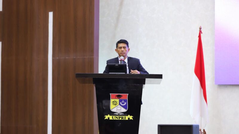 Kapolda Aceh Marzuki Ali Basyah memberikan kuliah umum kepada mahasiswa Universitas Prima Indonesia Medan dengan tema Local Wisdom dalam Merawat Kamtibmas dan Penegakan Hukum. Medan, Kamis (12/03/2026). Foto: Dok. Istimewa