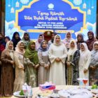 Ketua TP PKK Aceh Marlina Muzakir, didampingi ketua staf Ahli TP-PKK Aceh Mukarramah Fadhlullah serta Ketua DWP Aceh Malahayati M.Nasir beserta jajaran menggelar silaturrahmi dan buka puasa bersama dengan lintas organisasi kewanitaan se-Aceh, di Anjong Mon Mata komplek Meuligoe Gubernur Aceh, Senin (16/3/2026) sore. Foto: Dok. Istimewa