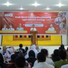 Wakil Bupati Aceh Barat, Said Fadheil, menutup pelatihan metode Gasing di Aula BKPSDM Meulaboh, Rabu (22/4/2026). Foto: Dok. istimewa 
