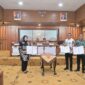 Penandatanganan kerja sama antara Pemerintah Aceh dan Pemerintah Provinsi Jawa Tengah yang menargetkan nilai transaksi Rp1,065 triliun, di Banda Aceh, Kamis (23/4/2026). Foto: Dok. Istimewa 