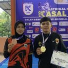 Bripda Petra Julio Alexandro Sihombing menunjukkan medali emas usai menjuarai kelas Kumite -60 Kg Putra pada ajang KASAL Cup V 2026 di Jakarta, Sabtu (4/4/2026). Foto: Dok. Istimewa 