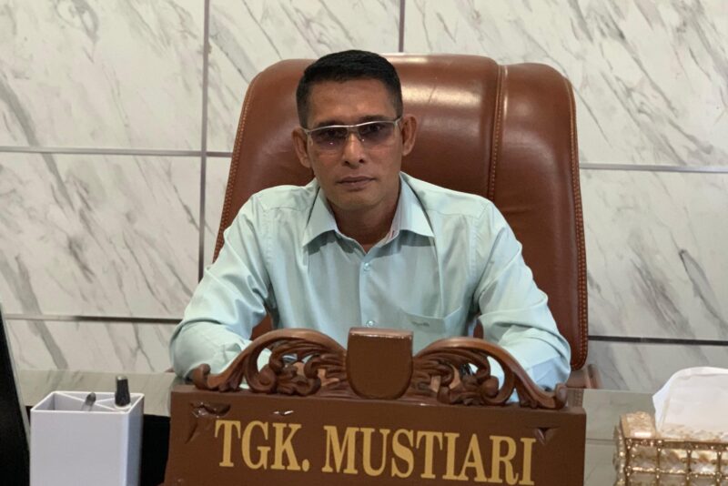 Wakil Ketua I DPRK Abdya, Tgk. Mustiari. Foto. Dok. Abdul Rani/Acehnow.com