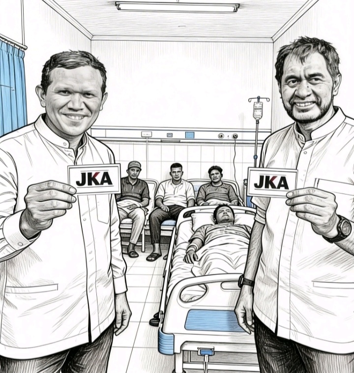 Ilustrasi dukungan terhadap program JKA yang difokuskan bagi masyarakat kurang mampu di fasilitas kesehatan Aceh. Foto: Dok. Istimewa 