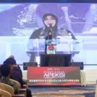 Wali Kota Banda Aceh Illiza Sa’aduddin Djamal menyampaikan pandangan dalam Raker Komwil I APEKSI di Banda Aceh, Selasa (21/4/2026). Foto: Dok. Diskominfo Kota Banda Aceh