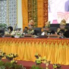 Ketua DPRK Banda Aceh Irwansyah memimpin Rapat Paripurna Istimewa HUT ke-821 Kota Banda Aceh, Rabu (22/4/2026). Foto: Dok. DPRK Banda Aceh