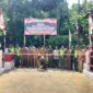 Ket foto : Prosesi peusijuk dan peresmian Jembatan Aramco Alur Pungkeh di Desa Blang Rongka.(Dok/Ist)