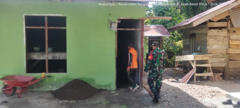 RTLH TMMD Kodim Abdya. Foto. Dok. A. Rani/Acehnow.com