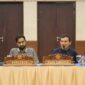Gubernur Aceh H. Muzakir Manaf, didampingi Wakil Gubernur Aceh, H. Fadhlullah, Sekda Aceh, M. Nasir, S.IP, MPA, beserta Ketua DPRA Zulfadhli, A.Md, dan jajaran DPRA, saat melakukan Rapat Koordinasi Konsultasi & Pertimbangan DPRA terhadap perubahan Undang-Undang Nomor 11 Tahun 2006 tentang Pemerintahan Aceh (UUPA), di Aula Kantor BPPA, Jakarta, Minggu, (24/5/2026). Foto: Dok. Biro Adpim Setda Aceh