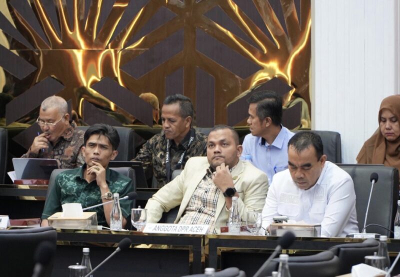 Suasana rapat pembahasan revisi UUPA dan keberlanjutan dana Otsus Aceh yang diikuti sejumlah anggota DPRA bersama pihak terkait di Jakarta. Foto: Dok. Istimewa 