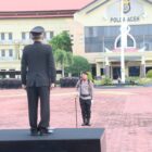 Karoops Polda Aceh Brigjen Pol. Heri Heriyandi, S.I.K., memimpin Upacara Hari Kebangkitan Nasional ke-118 di Mapolda Aceh, Rabu (20/5/2026). Foto: Dok. Istimewa