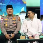 Dirlantas Polda Aceh Kombes Pol. Deden Supriyatna Imhar menghadiri kegiatan Gema Takbiran Iduladha 1447 Hijriah di depan Masjid Raya Baiturrahman, Banda Aceh, Selasa malam (26/5/2026). Foto: Dok. Istimewa 