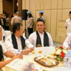 Bupati Aceh Besar, H Muharram Idris menghadiri Launching Polda Aceh Meutuah di Aula Landmark BSI Aceh, Banda Aceh, Rabu (03/06/2026). Foto: Dok. MC Aceh Besar