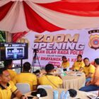 Kapolda Aceh Irjen Pol. Drs. Marzuki Ali Basyah, M.M didampingi pejabat utama Polda Aceh mengikuti pembukaan Pekan Olahraga Polri 2026 secara virtual dari kawasan Car Free Day Banda Aceh dalam rangka memperingati Hari Bhayangkara ke-80, Minggu (28/6/2026). Foto: Dok. Istimewa 