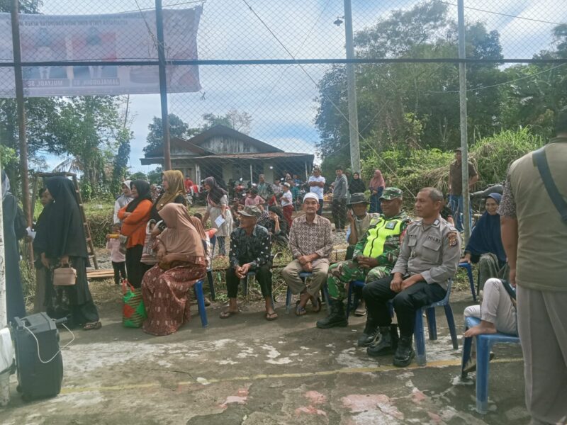 Ket foto : TNI - Polri Amankan pemilihan Kepala Desa