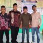 Ket foto : 4 Kandidat Calon Reje Kampung Amor,Saova nomor urut 2 dari sebelah kanan.(Dok: Rahmat/Acehnow)