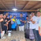 Marhaban ( baju biru ) resmi mendaftar sebagai calon ketua KNPI di Pidie Jaya, Meureudu, Jum'at 19/6/2026. Foto:Dok/ Muhammad Rissan