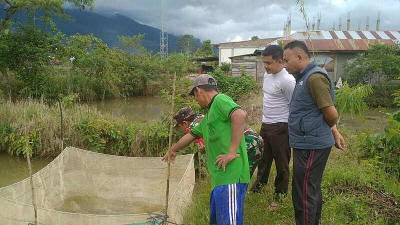 Ket foto : Suasana kebersamaan Babinsa dan masyarakat dalam mendukung program ketahanan pangan di wilayah Kecamatan Jagong Jeget.(Dok/Ist)