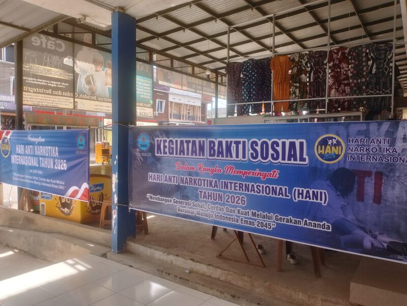 Lokasi kegiatan Donor Darah, Lobi Kantor BNNK Pidie Jaya , Meureudu 24/6/2026. Foto:Dok/Muhammad Rissan 