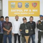 Konferensi Pers Terkait Pelanggaran Syariat di Kota Banda Aceh, Jumat (5/6/2026). Foto: Dok. Istimewa 