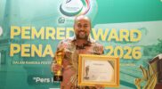 Direktur Utama PT Bank Aceh Syariah, Fadhil Ilyas, menerima Pemred Award 2026 kategori Corporate Leadership – The Best Communication pada Festival Forum Pimpinan Redaksi Multimedia Indonesia (FPRMI) di Hotel Alana, Yogyakarta, Sabtu (18/7/2026). Foto: Dok. Istimewa