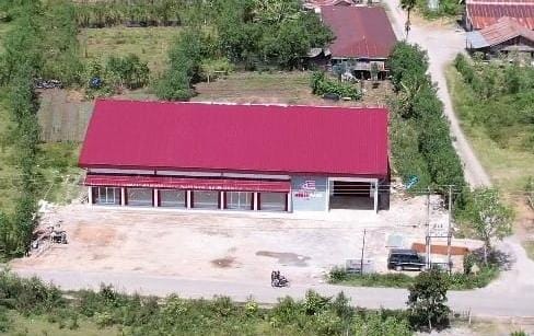 Ket foto: Tampak bangunan Koperasi Desa Merah Putih (KDMP) Desa Kung, Kecamatan Pegasing, Kabupaten Aceh Tengah dari udara, yang telah rampung 100 persen.(Dok/Ist)