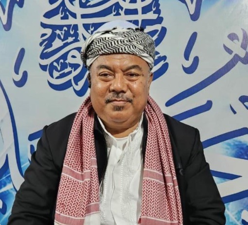 Abi Peureupok (Tgk. H. Mustafa Thaib), Pimpinan Dayah Al Azhar Aceh Utara sekaligus Ketua Pengurus Besar Himpunan Ulama Dayah Aceh (HUDA). Foto:Dok / Tgk. Adam