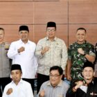 Dandim 0106/Aceh Tengah Letkol Inf Czi Rudy Haryanto bersama Wakil Bupati Aceh Tengah dan unsur Forkopimda menghadiri acara syukuran,Rabu (22/7/2026).(Dok:Ist)