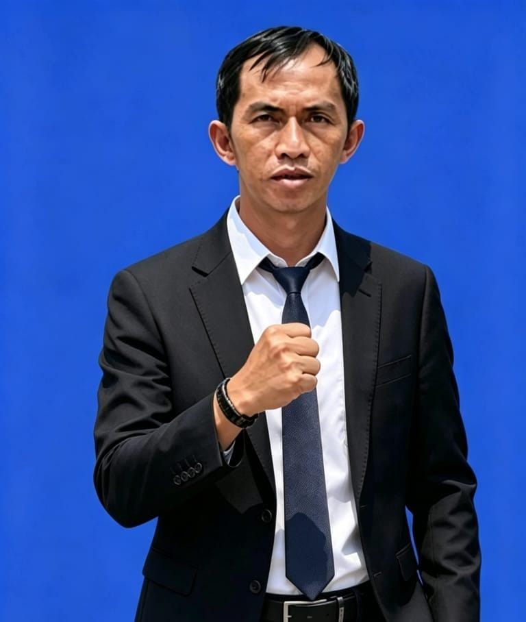 Riskan Fitra, Reje  (Kepala Desa) Bahgie Bertona Kecamatan Bandar.(Dok:Ist)