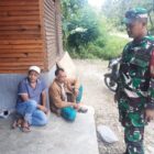 Babinsa Koramil 04/Bintang Koptu Armaya melaksanakan komsos bersama masyarakat, Selasa (28/7/2026).Foto.dok:ist