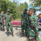Pangdam IM bersama Dandim 0106/Aceh Tengah saat meninjau lokasi sinkhole (30/7/2026). foto.dok: Ist