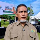 Kepala Dinas Pangan Aceh Barat, Kamarlisnur menginformasikan bahwa di pasar pangan tersebut terdapat sejumlah produk – produk pertanian seperti sayuran, produk UMKM berupa kuliner dan juga ada Gas LPG, Rabu (8/7/2026). Foto: Dok. Pemkab Aceh Barat