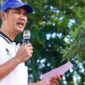 Sekda Aceh, M. Nasir, S.IP, MPA, saat memberikan sambutan sekaligus meluncurkan (launching) Pelaksanaan Sensus Ekonomi 2026 (SE2026) yang diselenggarakan Badan Pusat Statistik (BPS) Aceh di Halaman Stadion Harapan Bangsa, Banda Aceh, Minggu (12/7/2026). Foto: Dok. Biro Adpim Setda Aceh