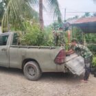 Satgas TMMD ke-129 Kodim 0107/Aceh Selatan menata lahan, kandang ayam dan kolam ikan sebagai bagian dari penguatan ketahanan pangan keluarga penerima manfaat, Rabu (12/8/2026). Foto: Dok. Istimewa