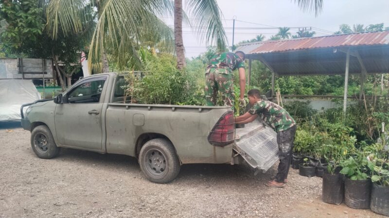Satgas TMMD ke-129 Kodim 0107/Aceh Selatan menata lahan, kandang ayam dan kolam ikan sebagai bagian dari penguatan ketahanan pangan keluarga penerima manfaat, Rabu (12/8/2026). Foto: Dok. Istimewa 