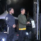 Bupati Aceh Barat Tarmizi SP, MM bersama Wakil Bupati Said Fadheil SH menghadiri pembukaan Turnamen Mini Soccer Piala Danrem 012/Teuku Umar Tahun 2026 di Lapangan My Soccer Mini, Desa Ujong Baroh, Kecamatan Johan Pahlawan, Minggu (9/8/2026) malam. Foto: Dok. Istimewa