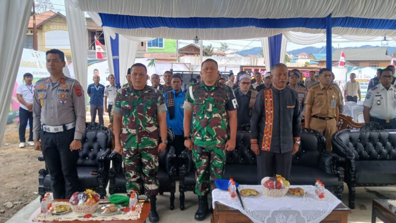 Ket foto: Komandan Kodim 0106/Aceh Tengah Letkol Czi Rudy Haryanto bersama unsur Forkopimda dan jajaran TNI-Polri menghadiri peresmian Subdenpom IM/1-5 Takengon, (10/8/2026).(Dok:Ist