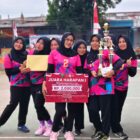 Foto: Tim Persit KCK foto bersama usai turnamen voli, Persit KCK Cabang XXII Dim 0106/Aceh Tengah meraih Juara IV,(12/8/2026).dok:Ist