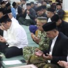 Dandim 0106/Aceh Tengah Letkol Czi Rudy Haryanto mengikuti Safari Subuh bersama Forkopimda di Masjid Agung Ruhama Takengon,(14/8/2026).foto.dok:Ist