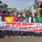 Ket foto: Danramil 01/Bandar Kapten Inf Arianto bersama unsur Forkopimcam dan peserta mengikuti pelepasan jalan santai dalam rangka memeriahkan HUT Kemerdekaan RI ke-81 di Kecamatan Bandar, Kabupaten Bener Meriah, Minggu (16/8/2026).(Dok:Ist)