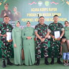 Dandim 0106/Aceh Tengah Letkol Czi Rudy Haryanto memimpin acara Korps Rapor pindah dan masuk satuan prajurit Kodim 0106/Aceh Tengah, Rabu (19/8/2026).foto.dok:Ist