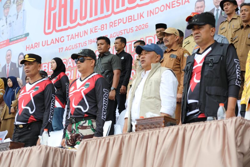 Foto: Dandim 0106/Aceh Tengah Letkol Czi Rudy Haryanto menghadiri kegiatan PORDASI Aceh Tengah bersama unsur Forkopimda, pengurus KONI, PORDASI, (24/8/2026).(Dok:Ist)