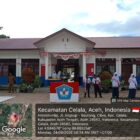 Ket Foto: Danramil 10/Celala Kapten Inf Ridwan bertindak sebagai Inspektur Upacara saat memberikan amanat wawasan kebangsaan kepada siswa SMP Negeri 15 Takengon, (24/8/2026).(Dok:Ist)