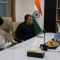 Staf Khusus Wali Nanggroe Aceh Bidang Diplomasi dan Kerja Sama Luar Negeri, Dr. Mohammad Raviq, bertemu dengan Konsul Jenderal Republik India di Medan, Ravi Shanker Goel, untuk membahas tindak lanjut penguatan kerja sama strategis, termasuk pengembangan konektivitas maritim Sabang–Andaman, Minggu (2/8/2026). Foto: Dok. Istimewa 